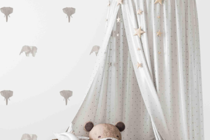 Autocolantes decorativos para quartos infantis em forma de elefantes da Croki Designs