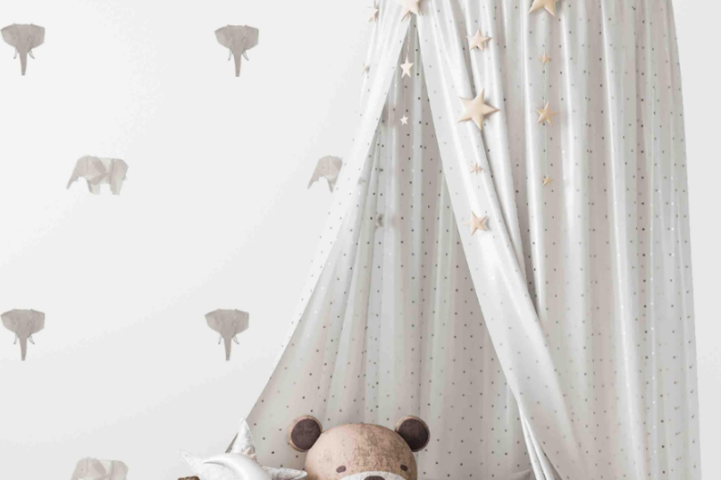 Autocolantes decorativos para quartos infantis em forma de elefantes da Croki Designs